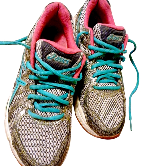 ASICS Gel Exalt Speva Gel Duomax Women's Gray and Teal Running Shoes Size 7.5 - Picture 11 of 12